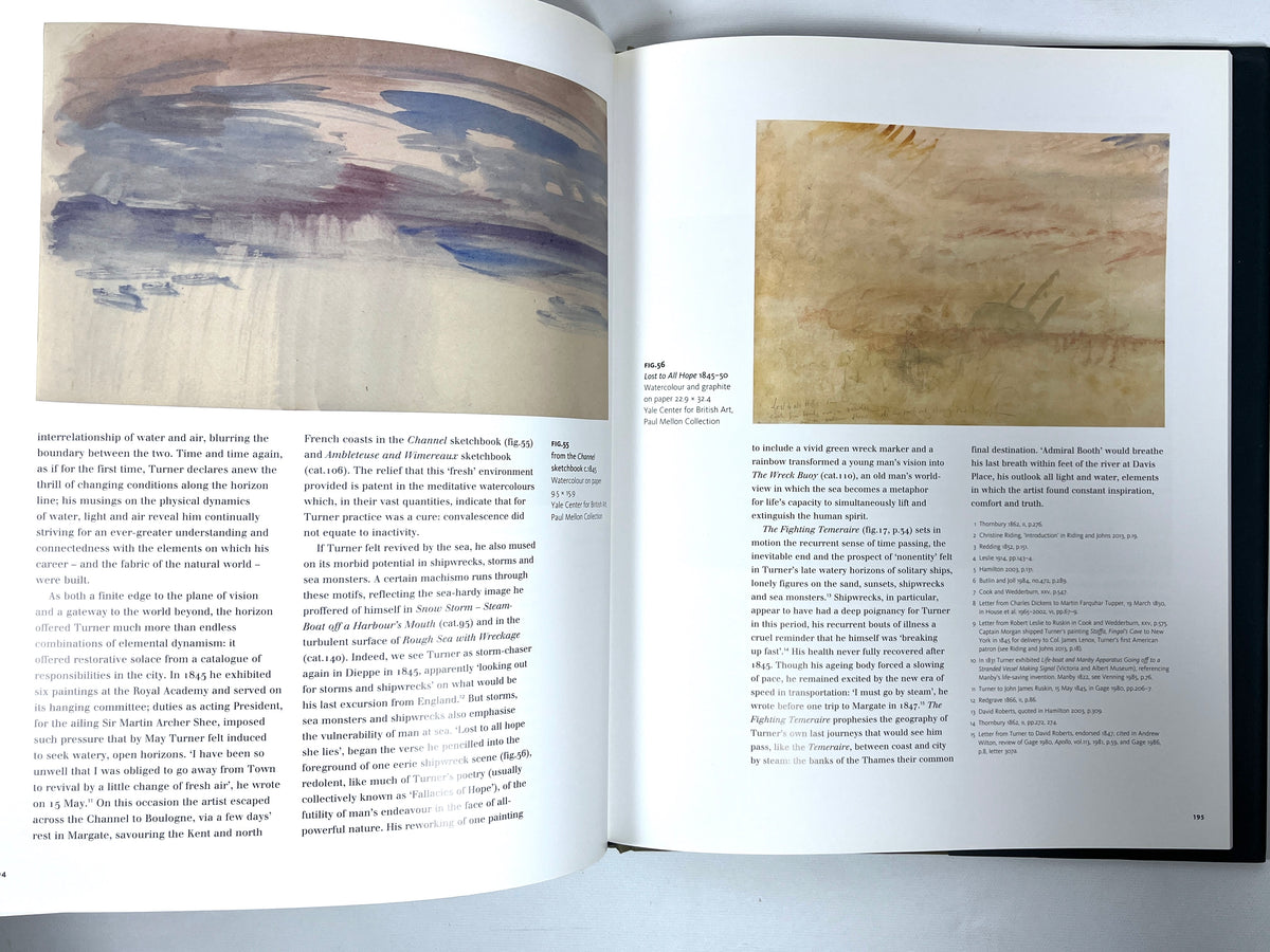 J.M.W. Turner: Painting Set Free, J Paul Getty Musuem, exhibit, catalog, 2014, Fine HC, Near Fine DJ