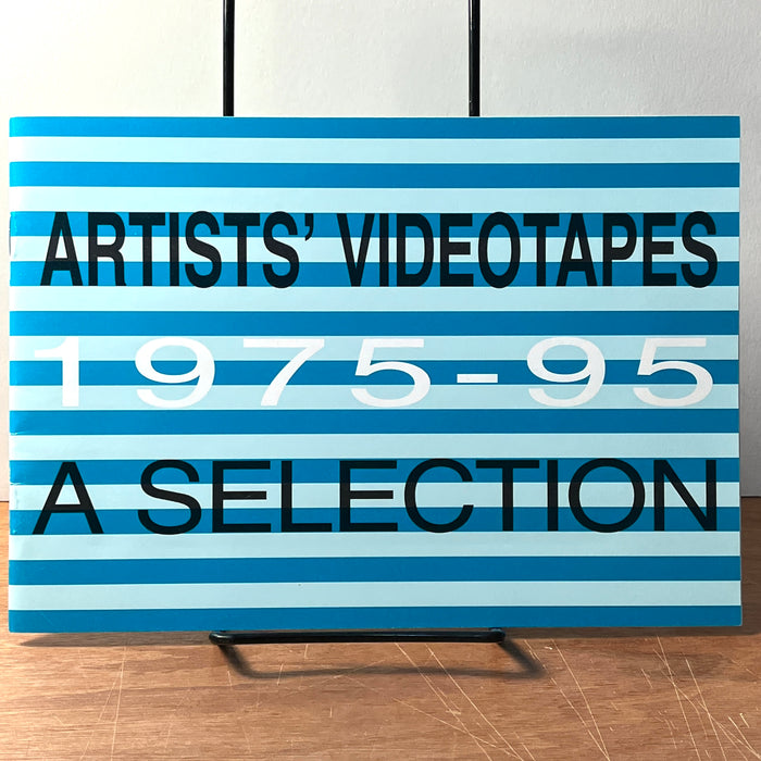 Artists’ Videotapes, 1975-95: A Selection, Andrew Stones, Cornerhouse Exhibitions, 1995, Rare, SC, NF