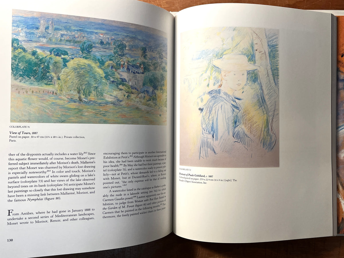 Berthe Morisot: Impressionist, Hudson Hills Press, 1987, HC, Near Fine