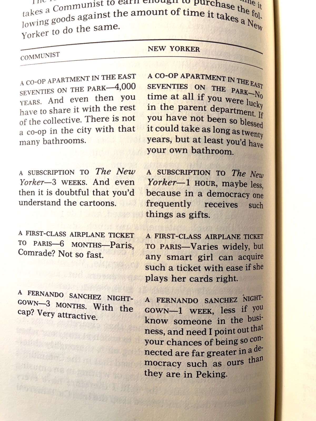 Metropolitan Life, Fran Lebowitz, E. P. Dutton, 1978, Near Fine w/DJ