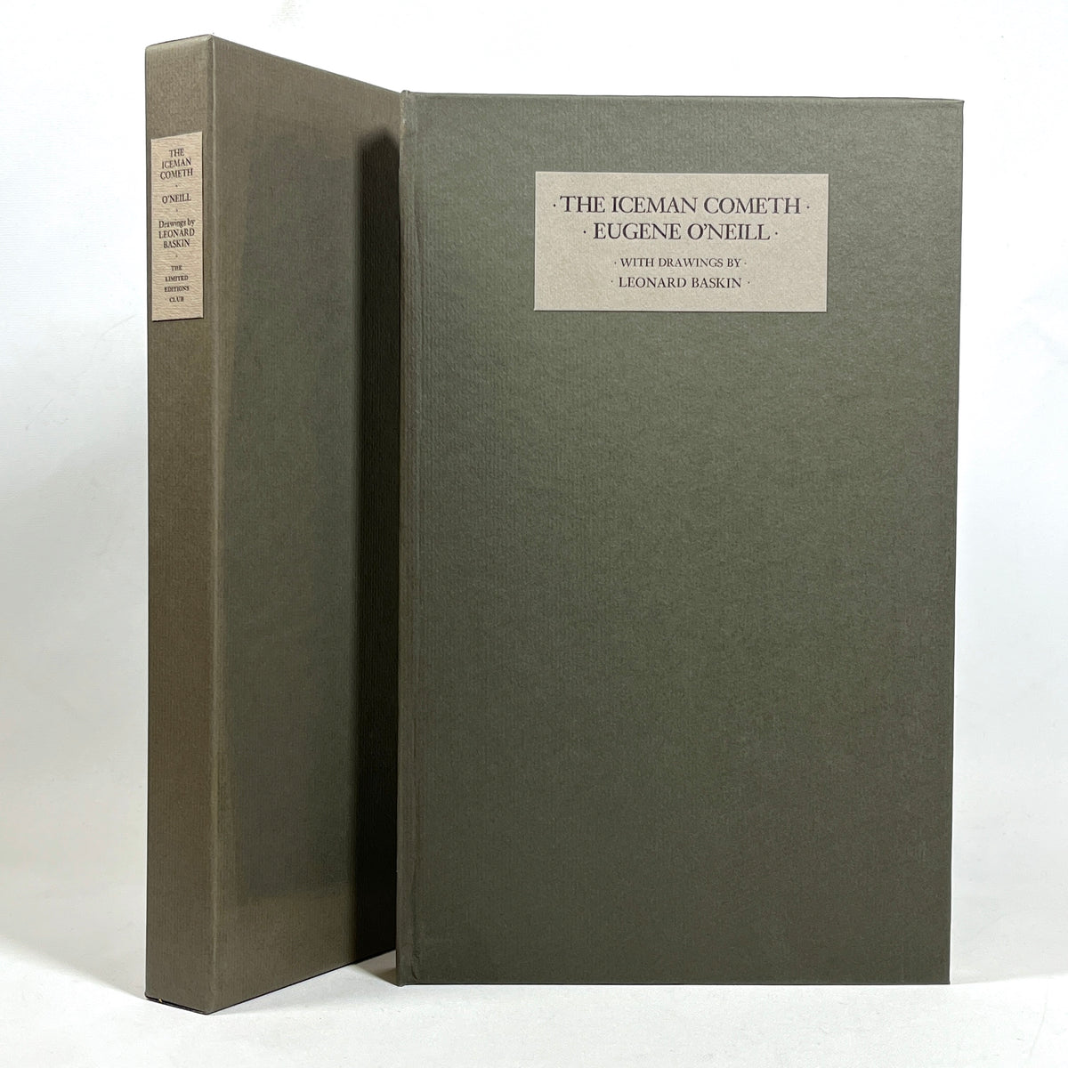 The Iceman Cometh, Eugene O’Neill, Leonard Baskin, Limited Editions Club, 1982