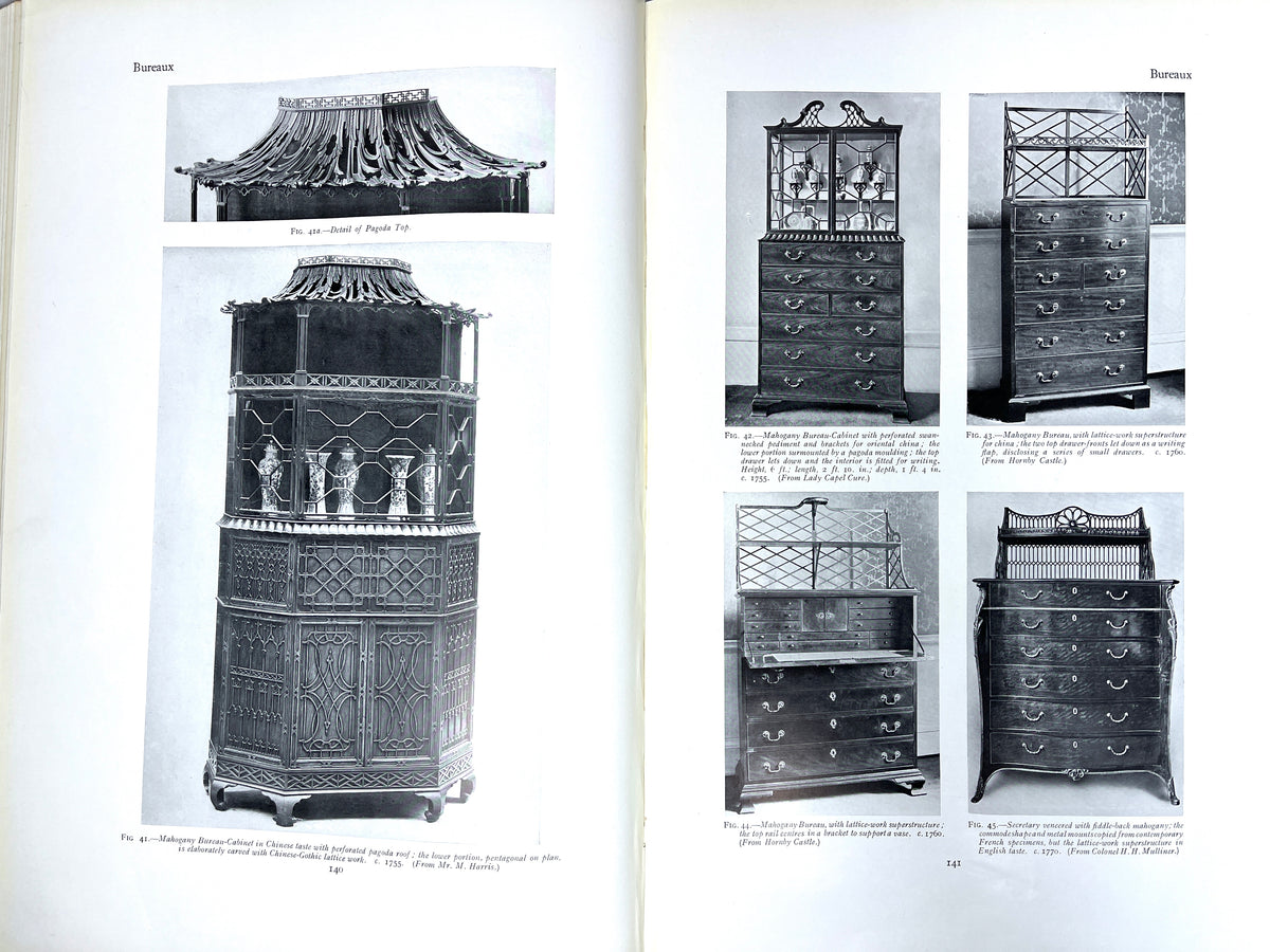 The Dictionary of English Furniture: From the Middle Ages to the Late Georgian Period, 1st Ed., 1924-27, 3 Volume hardcover set.