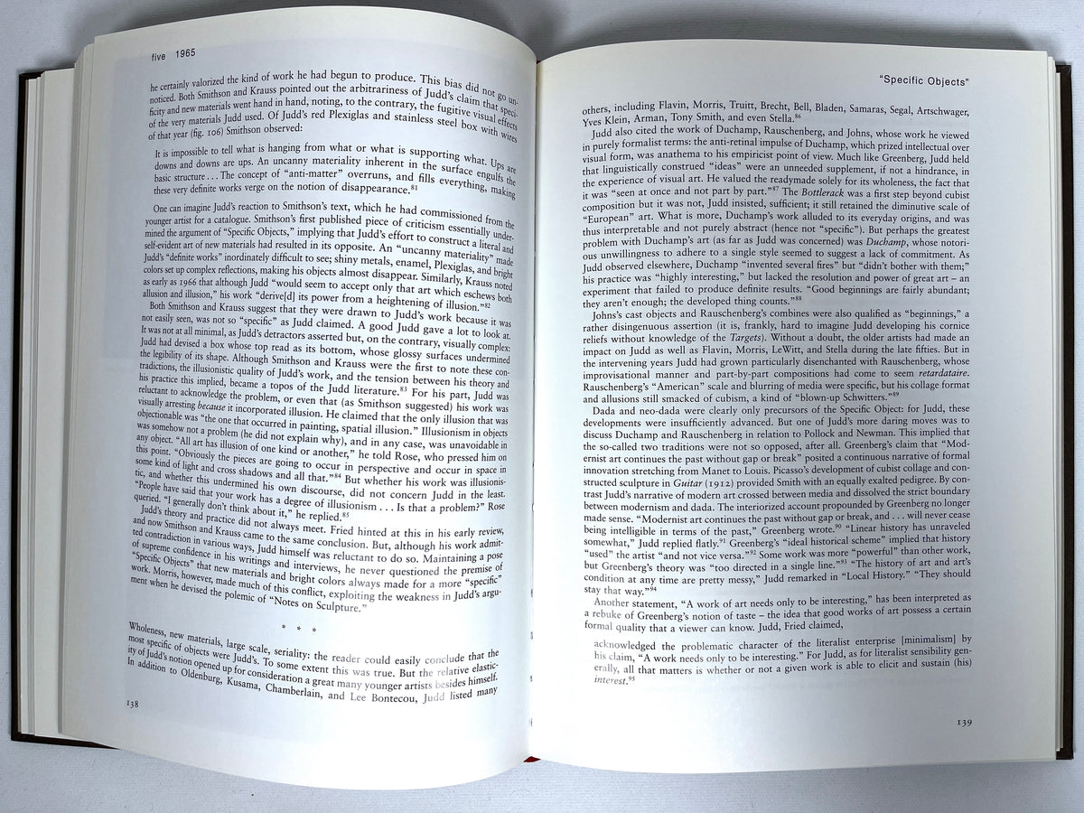 Minimalism: Art and Polemics in the Sixties, 2001, Near Fine hardcover.