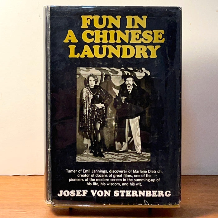 Fun in a Chinese Laundry, Josef von Sternberg, 1965, 1st Printing, Very Good w/DJ