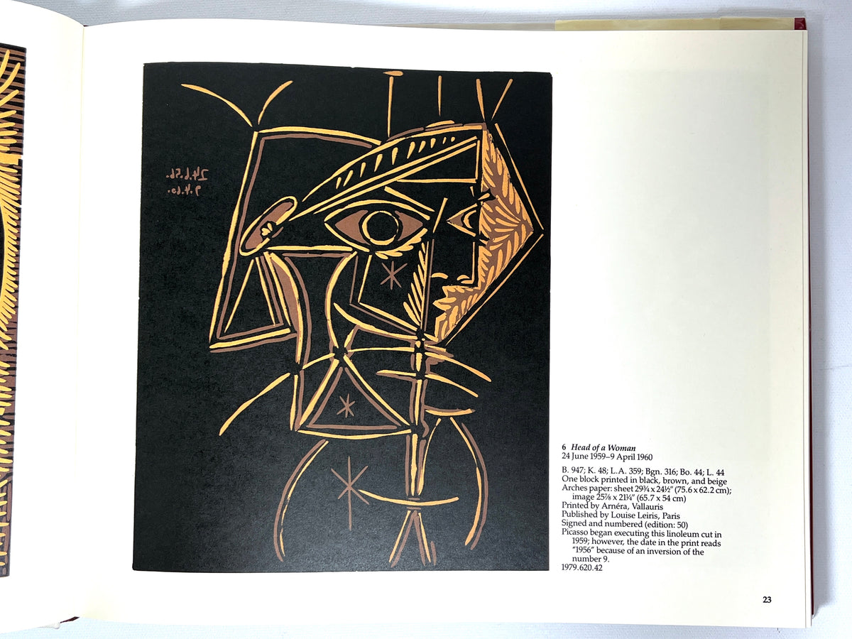 Picasso: Linoleum Cuts, The Mr. and Mrs. Charles Kramer Collection, 1984, Very Good HC