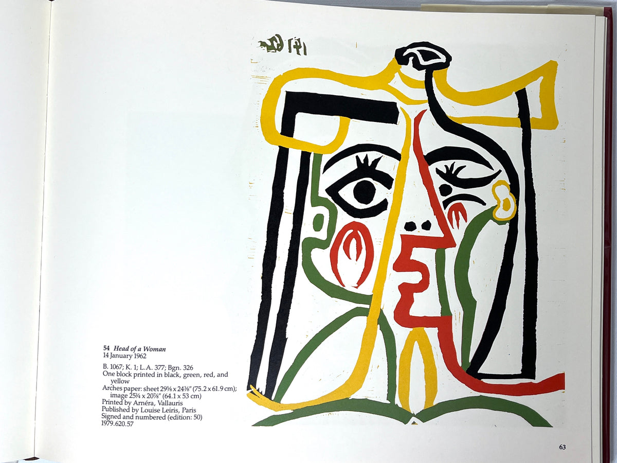 Picasso: Linoleum Cuts, The Mr. and Mrs. Charles Kramer Collection, 1984, Very Good HC