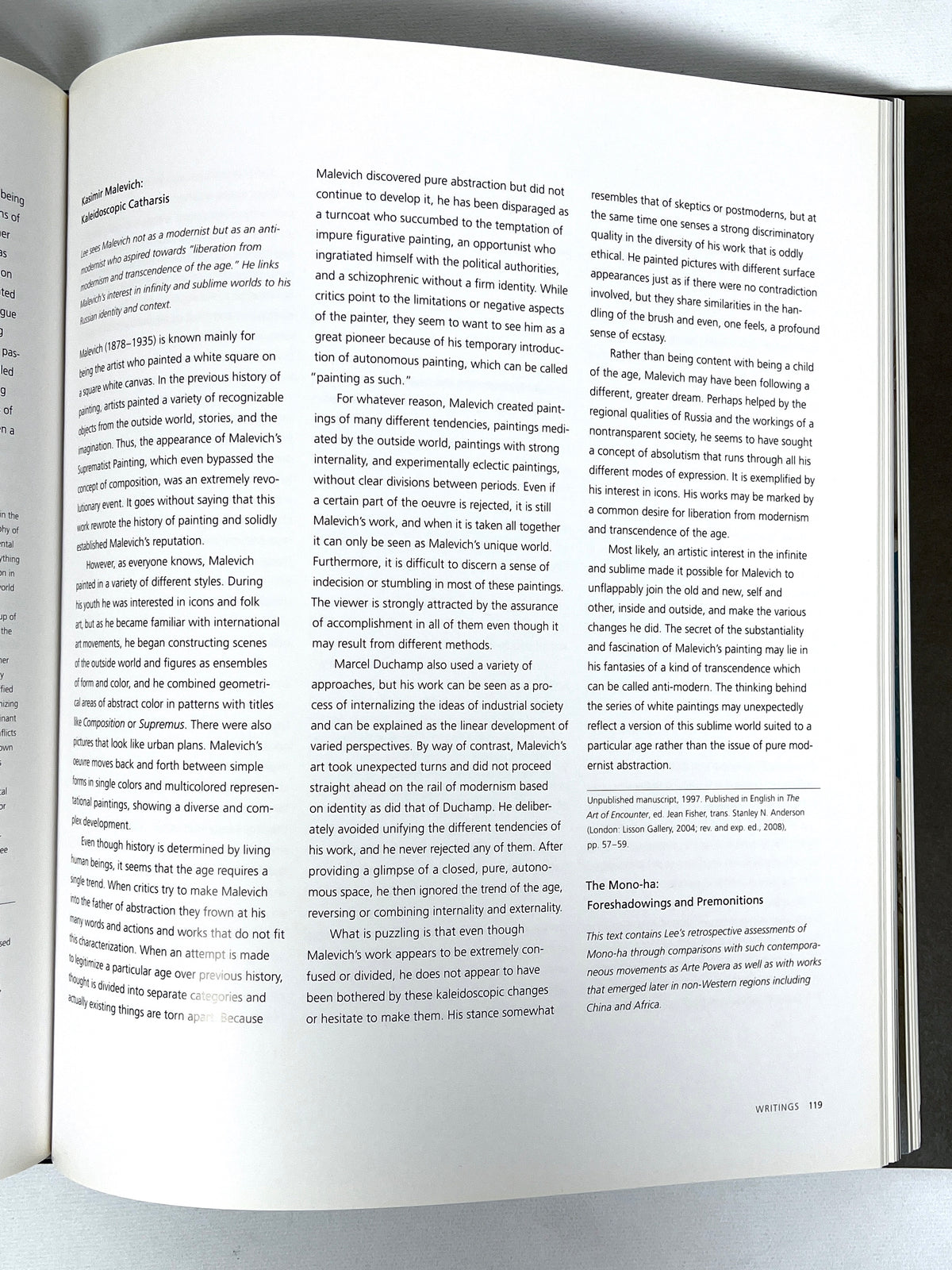 Lee Ufan: Marking Infinity, Alexandra Munroe, Guggenheim, 2011, Near Fine HC