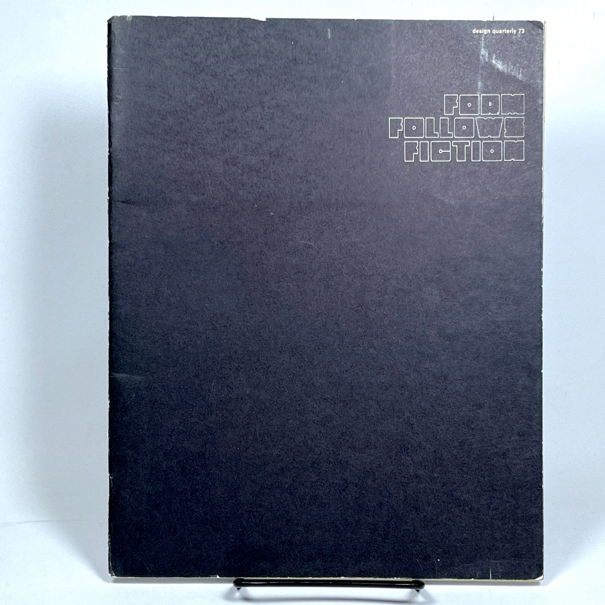 Form Follows Fiction, Design Quarterly 73, Walker Art Center, 1969, Very Good softcover.