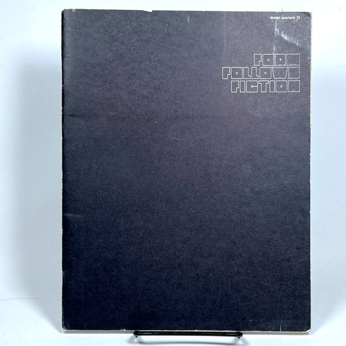 Form Follows Fiction, Design Quarterly 73, Walker Art Center, 1969, Very Good softcover.