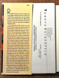 The Doorman: A Novel, Reinaldo Arenas, Grove Weidenfeld, First American Edition, 1991, HC, NF.