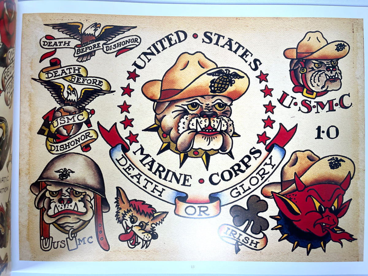 Sailor Jerry Tattoo Flash, Micheal Malone Collection, 3rd Printing, 2001, Near Fine softcover.