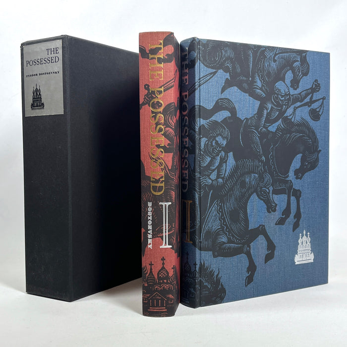 Dostoevsky, The Possessed, 2 Vols, Illus, Fritz Eichenberg, 1959, SIGNED, NF HC w/slipcase.