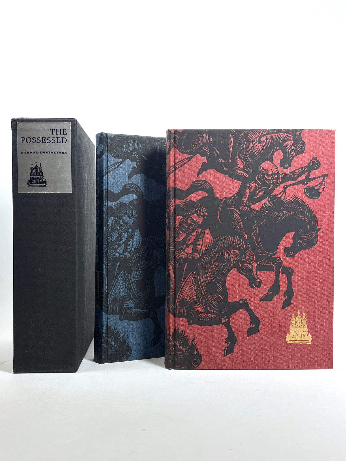 Dostoevsky, The Possessed, 2 Vols, Illus, Fritz Eichenberg, 1959, SIGNED, NF HC w/slipcase.