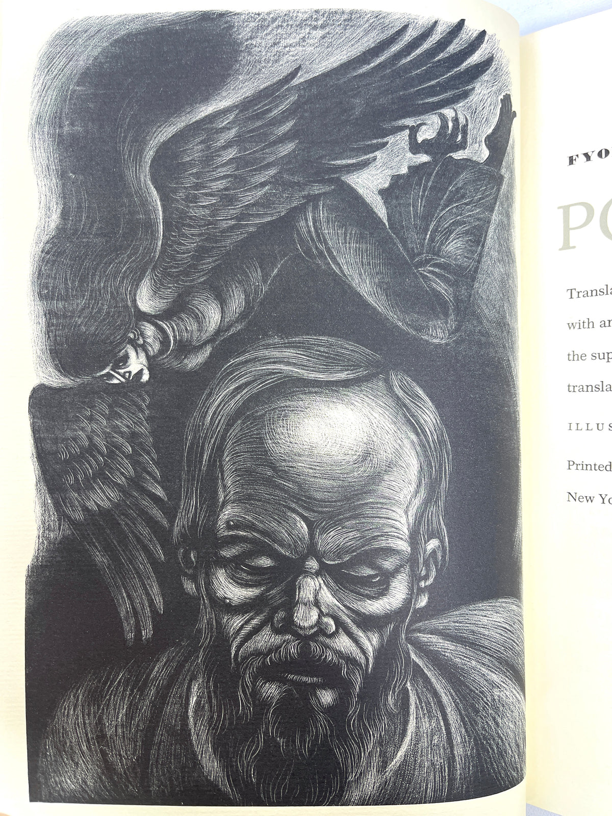 Dostoevsky, The Possessed, 2 Vols, Illus, Fritz Eichenberg, 1959, SIGNED, NF HC w/slipcase.