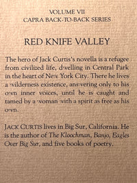 Red Knife Valley, Jack Curtis; Confessions of a Barbarian, Edward Abbey, Capra Back-to-Back, 1986