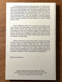 Neruda's Garden: An Anthology of Odes, Pablo Neruda, Unproofed Galley, NF