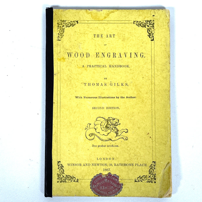 The Art of Wood Engraving: A Practical Handbook, Thomas Gilks, Very good softcover