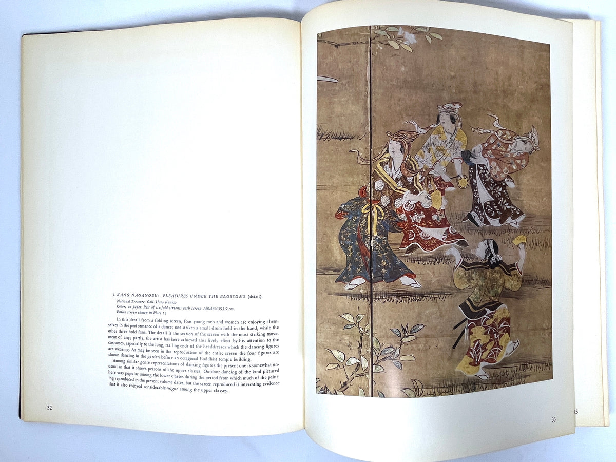Japanese Genre Painting: The Lively Art of Renaissance Japan, Kondo Ichitaro, 1961, Very Good + hardcover
