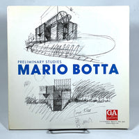 Preliminary Studies: Mario Botta, GA Gallery, Japan, 1984, exhibit, catalog, Near Fine softcover