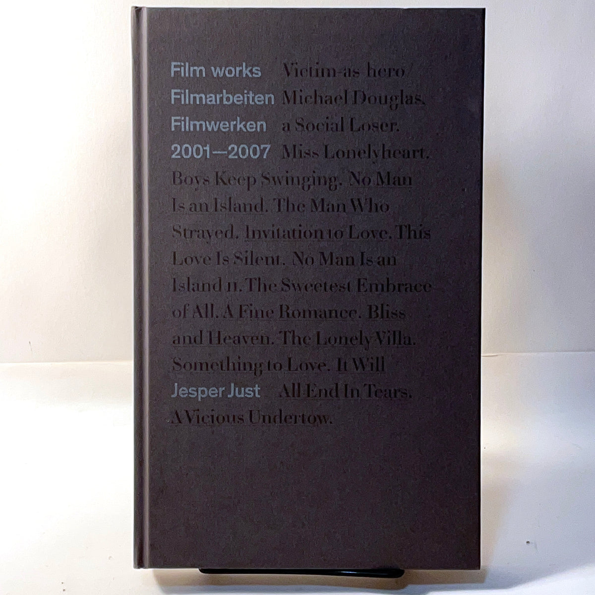 Jesper Just: Film Works 2001-2007, HC, VG.
