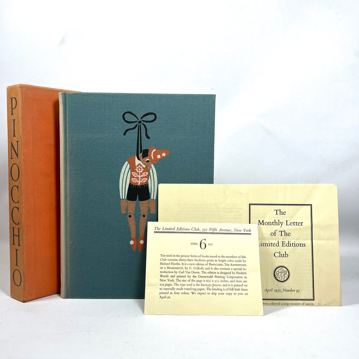 Pinocchio: The Adventures of a Marionette, C. Collodi, Richard Floethe, 1937