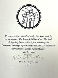 Pinocchio: The Adventures of a Marionette, C. Collodi, Richard Floethe, 1937