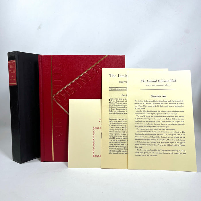 The Trial, Franz Kafka, Alan E. Cober, Limited Editions Club, 1975, Fine in slipcase