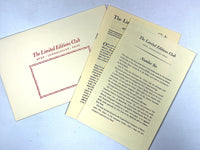 The Trial, Franz Kafka, Alan E. Cober, Limited Editions Club, 1975, Fine in slipcase