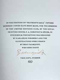 Frithiof’s Saga, Esaias Tegnér, Eric Palmquist, Limited Editions Club, 1953