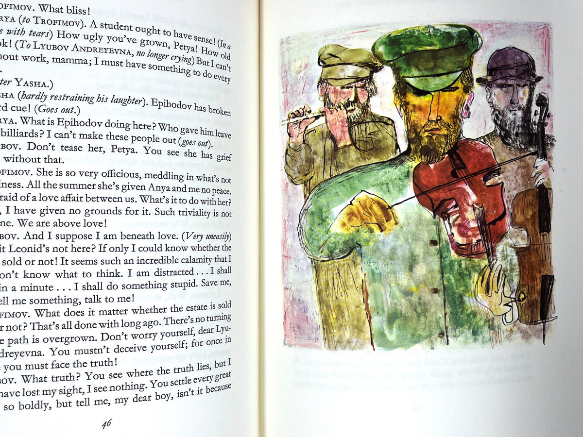 Two Plays, Anton Chekhov, Limited Editions Club, 1966, SIGNED by Szalay