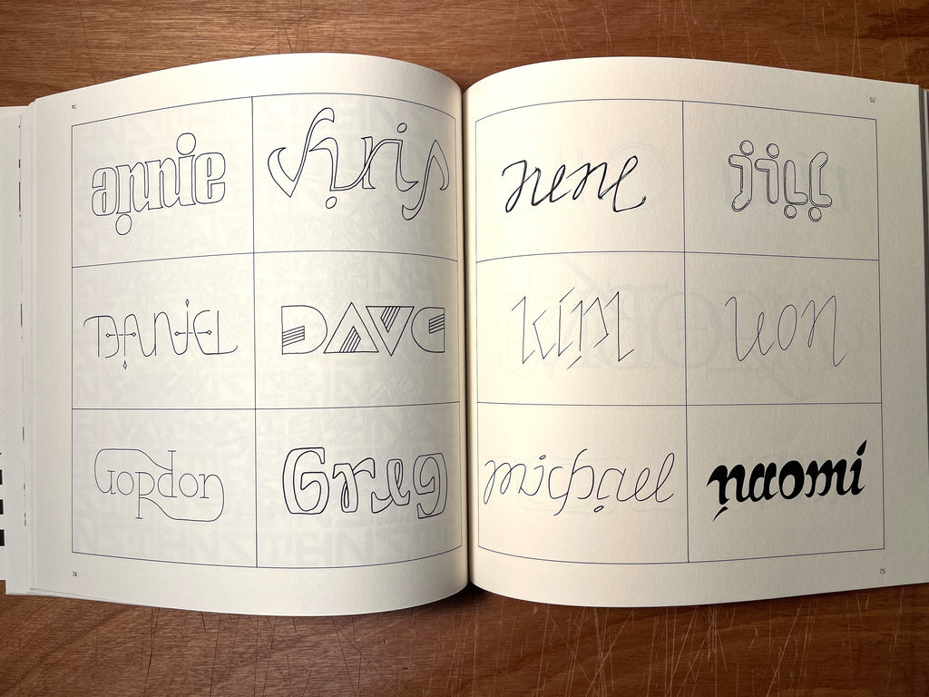 Inversions A Catalog of Calligraphic Cartwheels, Scott Kim, BYTE Book