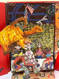 Red Grooms: Ruckus Rodeo, 1988, Pop-up book, HC, VG.