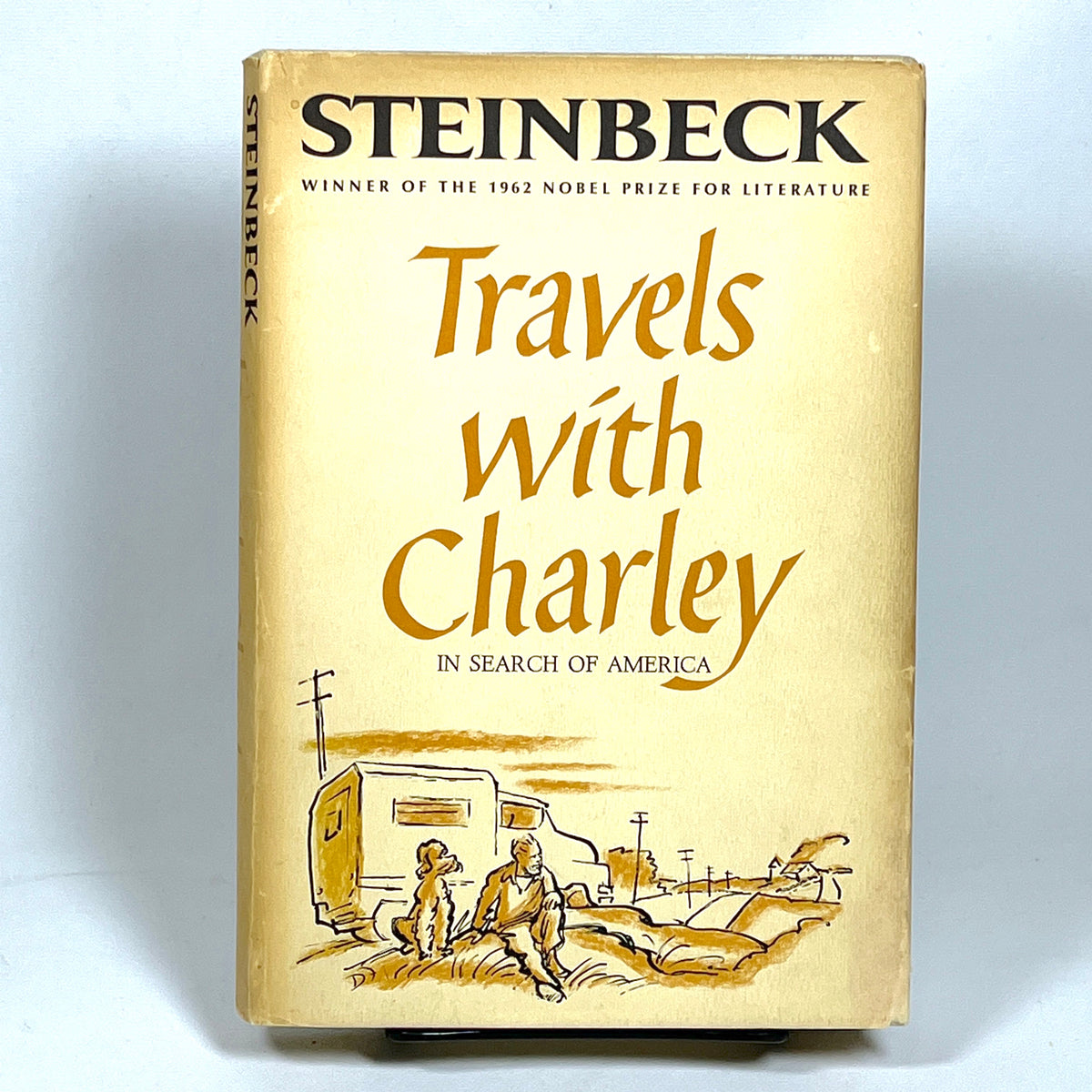 John Steinbeck, Travels with Charley in Search of America, 5th Print., 1962, Very Good HC
