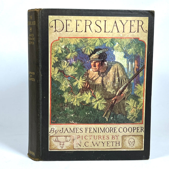 James Fenimore Cooper, The Deerslayer, or The First War-Path, Illus. by N.C. Wyeth, 1927, Very Good hardcover.