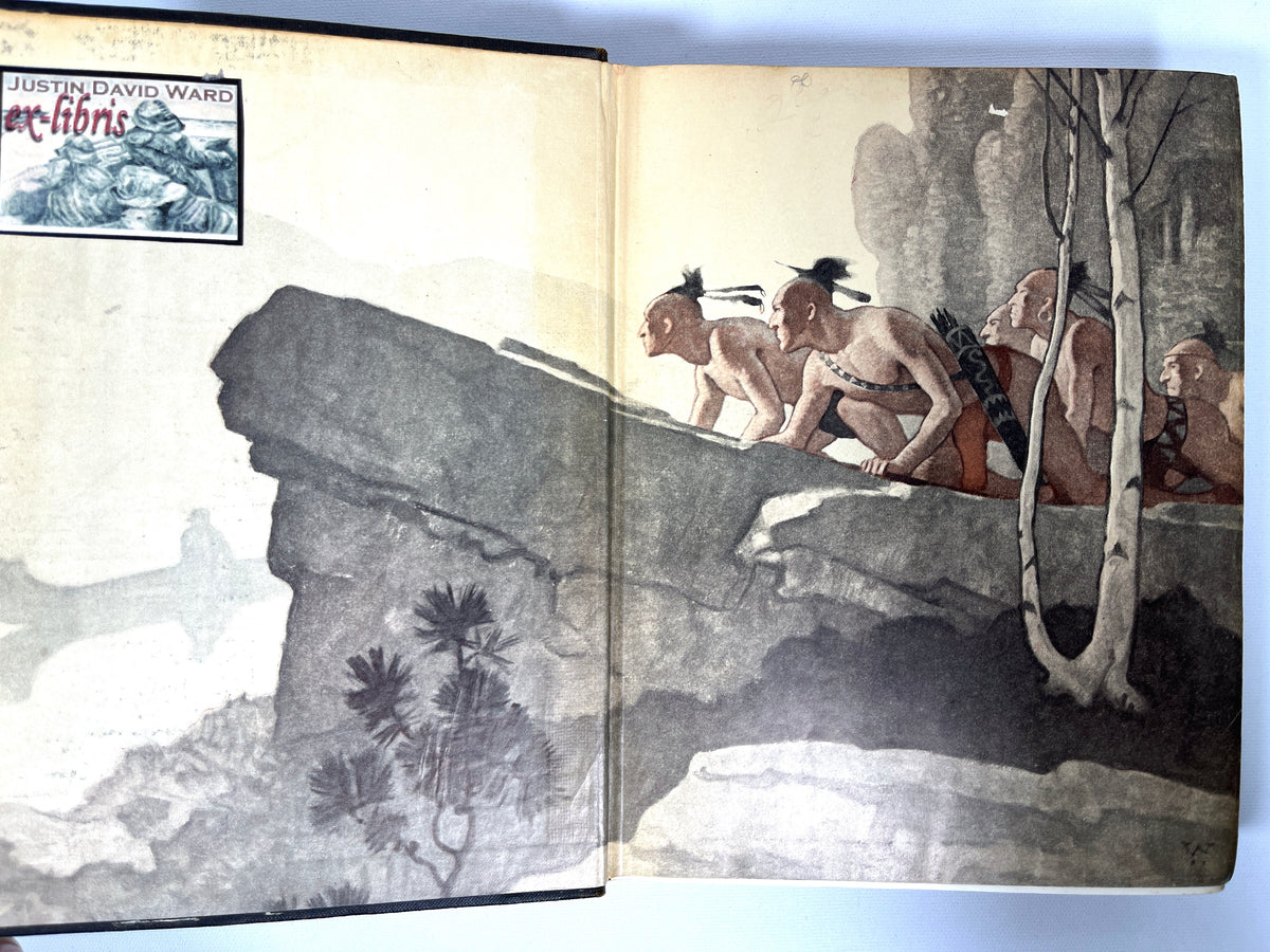 James Fenimore Cooper, The Deerslayer, or The First War-Path, Illus. by N.C. Wyeth, 1927, Very Good hardcover.