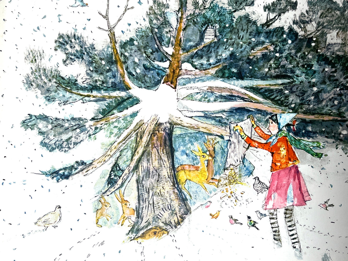 Der Grosse Schnee, Illus. by Alois Carigiet, Text by Selina Chonz, 1st Ed., 1955, Very Good hardcover.