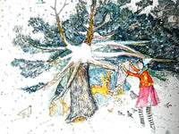 Der Grosse Schnee, Illus. by Alois Carigiet, Text by Selina Chonz, 1st Ed., 1955, Very Good hardcover.