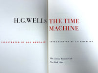 H.G. Wells, The War of the Worlds/The Time Machine, Illus. by Joe Mugnaini, Limited Editions Club, SIGNED, 1964, VG HC w/slipcase.