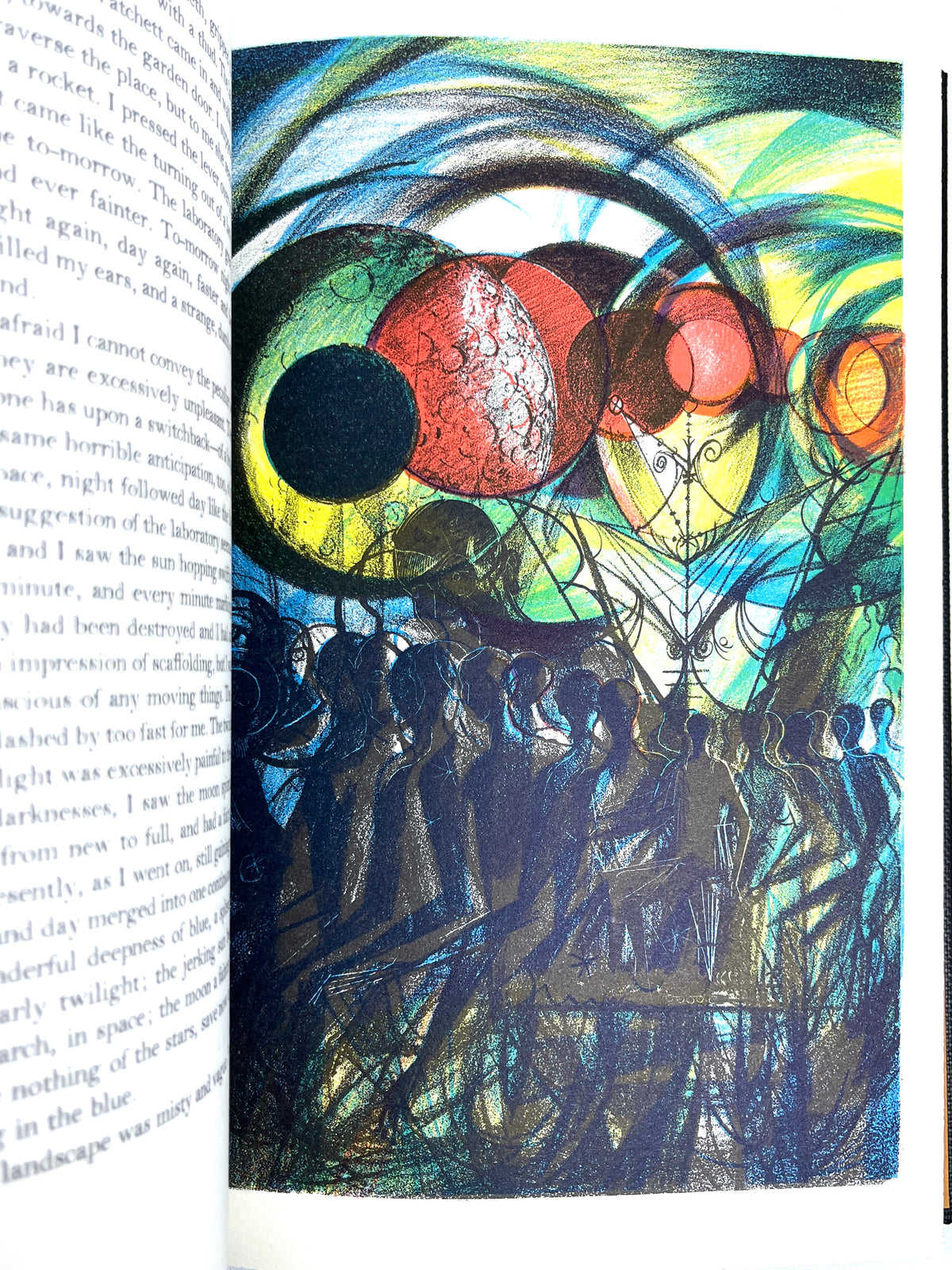 H.G. Wells, The War of the Worlds/The Time Machine, Illus. by Joe Mugnaini, Limited Editions Club, SIGNED, 1964, VG HC w/slipcase.