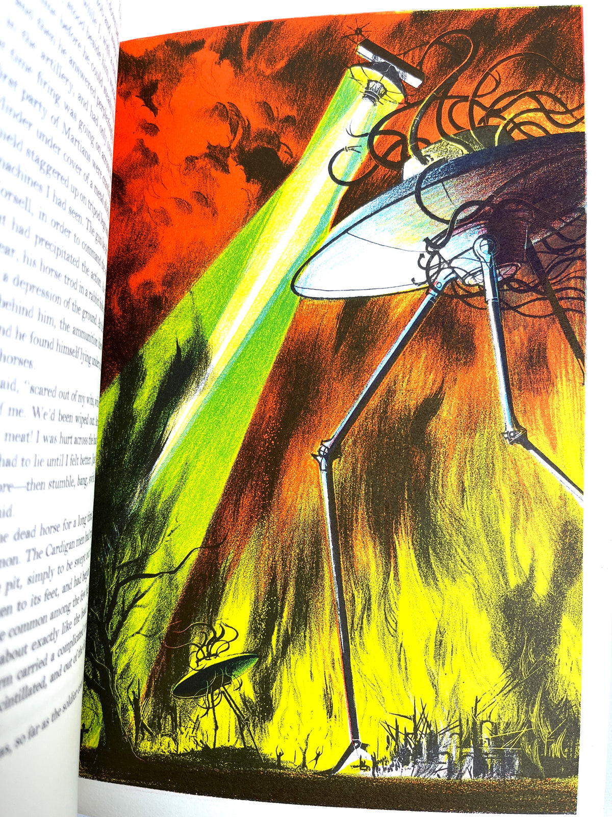 H.G. Wells, The War of the Worlds/The Time Machine, Illus. by Joe Mugnaini, Limited Editions Club, SIGNED, 1964, VG HC w/slipcase.