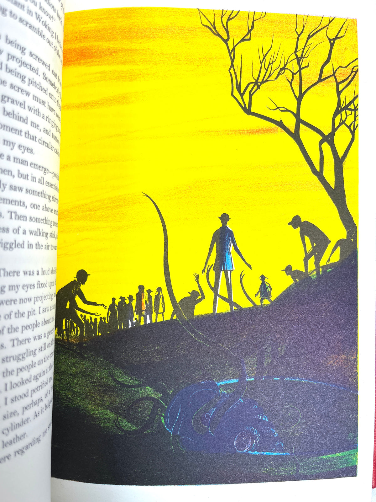H.G. Wells, The War of the Worlds/The Time Machine, Illus. by Joe Mugnaini, Limited Editions Club, SIGNED, 1964, VG HC w/slipcase.