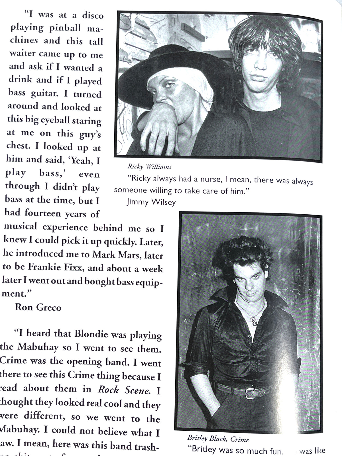 Punk '77: An Inside Look at the San Francisco Rock N' Roll Scene 1977, Expanded 3rd Ed., 2006, Near Fine softcover.