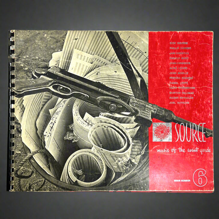 Source: Music of the Avant-Garde, Vol. 3, No. 2, Issue 6, July 1969, Good+ softcover.