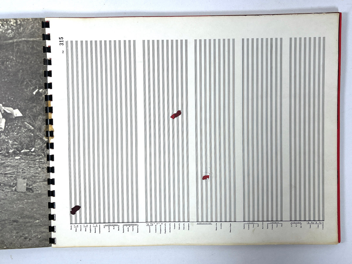 Source: Music of the Avant-Garde, Vol. 3, No. 2, Issue 6, July 1969, Good+ softcover.