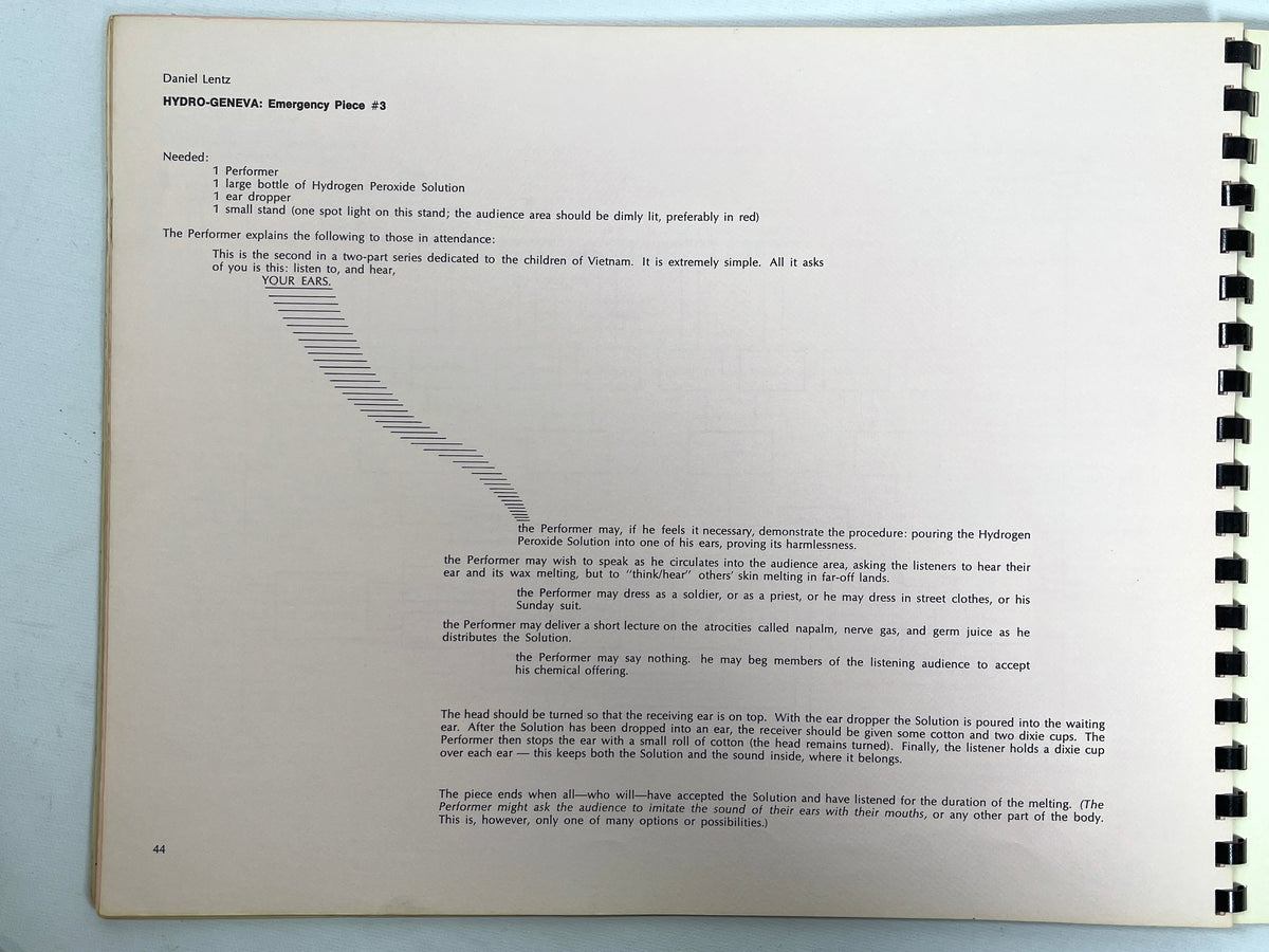 Source: Music of the Avant-Garde, Vol. 3, No. 2, Issue 6, July 1969, Good+ softcover.