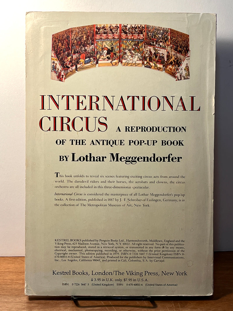 Lothar Meggendorfer's International Circus (Facsimile), Kestrel Books, 1979, VG