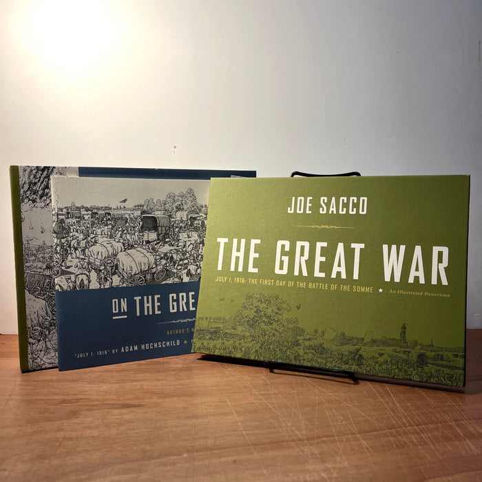 The Great War (2 Books), Joe Sacco, 2013, Fine w/Slipcase & SIGNED Bookplate
