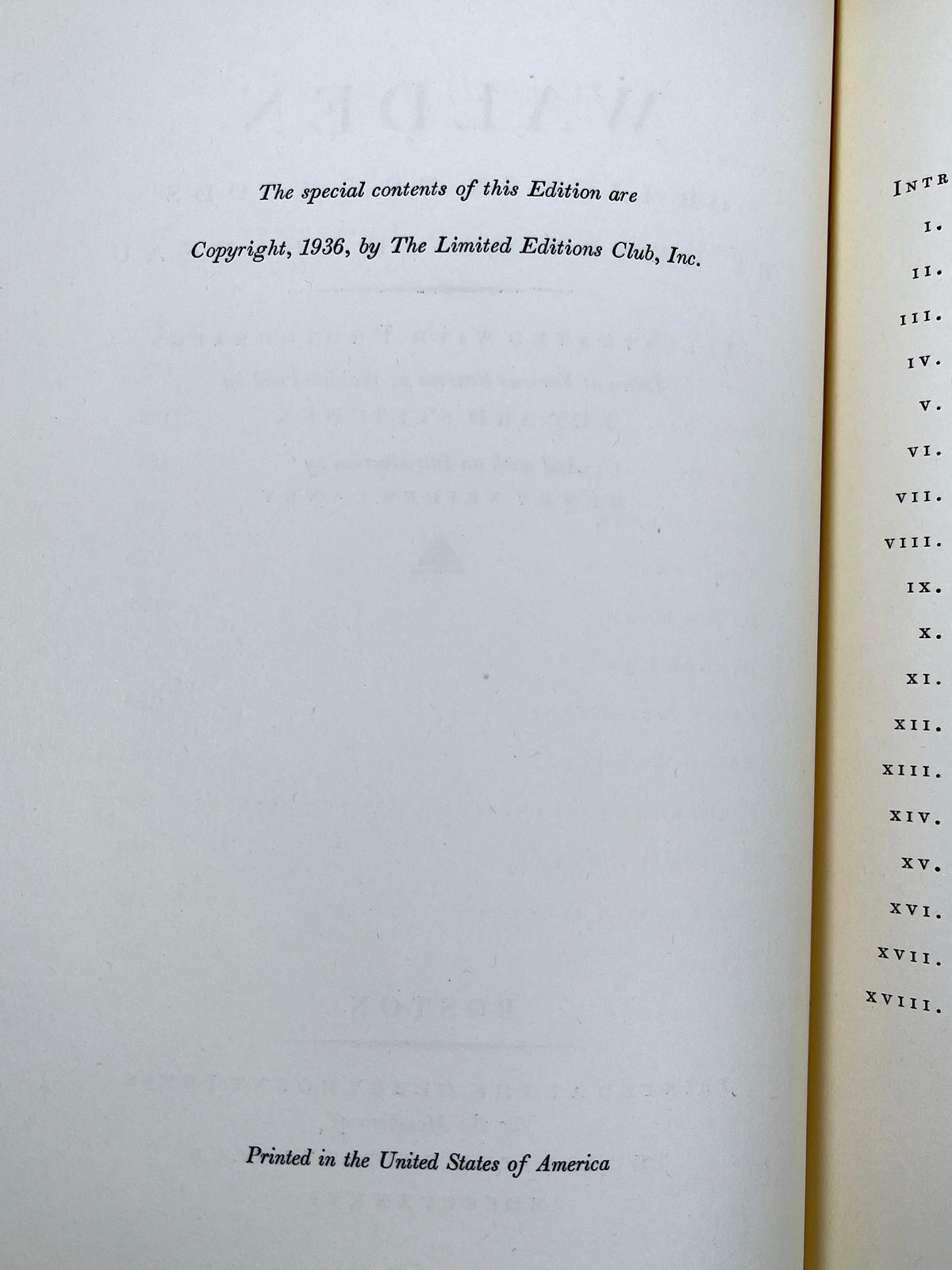 Walden, or Life in the Woods, Henry Thoreau, Limited Editions Club, Edward Steichen, SIGNED