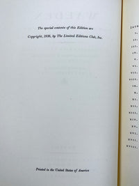 Walden, or Life in the Woods, Henry Thoreau, Limited Editions Club, Edward Steichen, SIGNED