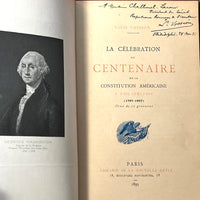 La Celebration du Centenaire de la Constitution Americaine …, Vossion, 1893, VG